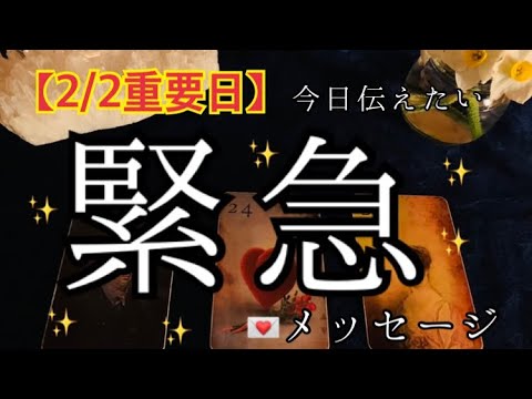 【重要日2/2】節分🌸立春のタイミング✨今伝えたい💌緊急メッセージ🌈恐ろしいほど当たるルノルマン🔮