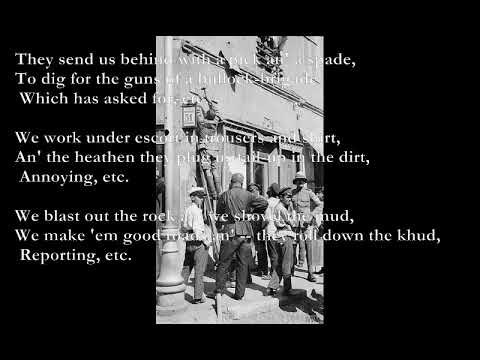 Sappers [KIPLING poem set to music] - YouTube