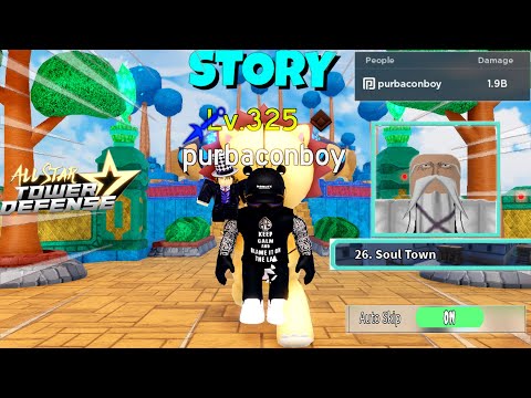 ASTD Beginner Saga Manly (2) Story Mode, All Star Tower Defense ROBLOX