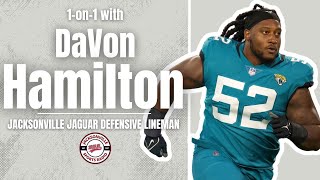 DaVon Hamilton 1-on-1 at Jaguars OTAs