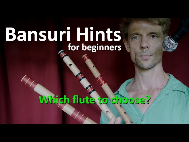 Bamboo bansuri flute in C 