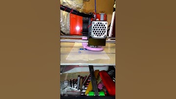 time-lapse anet A6 3D printer #failed test of cheap PET-G plastic v5 #3dprint #3dprinter #timelapse