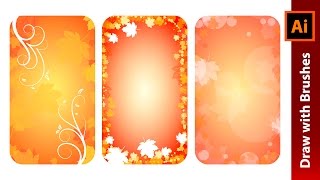 Adobe Illustrator Tutorial - How to design Autumn Banners