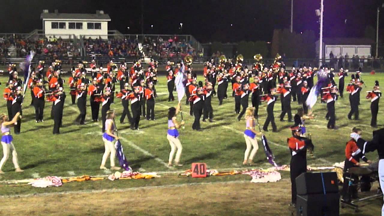 Minooka High School Marching IndiansBand competition at Geneseo High