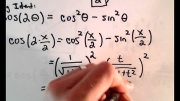 Integrate Rational Function of Sine and Cosine ; t = tan(x/2) , Part 1
