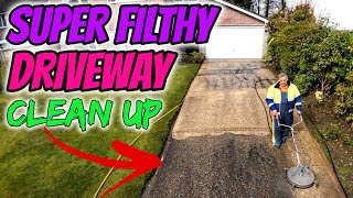How to clean a disgustingly dirty driveway fast