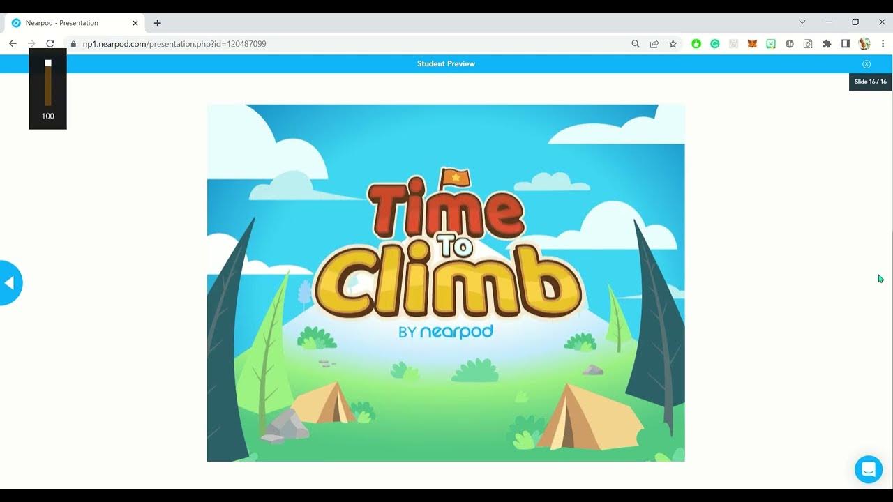 Nearpod Series 10 Time to Climb YouTube