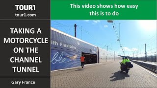 Taking a Motorbike on the Channel Tunnel train