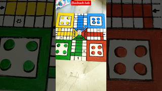 diy ludo making at home using cardboard #viral #diy #art #shortsfeed #craft #handmadecraft