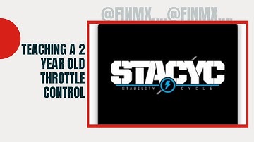 STACYC! Teaching a toddler throttle control on E-Bike!