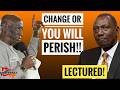 RUTO STORMS OUT OF CHURCH SERVICE AFTER GETTING LECTURED OVER USE OF GOONS!?