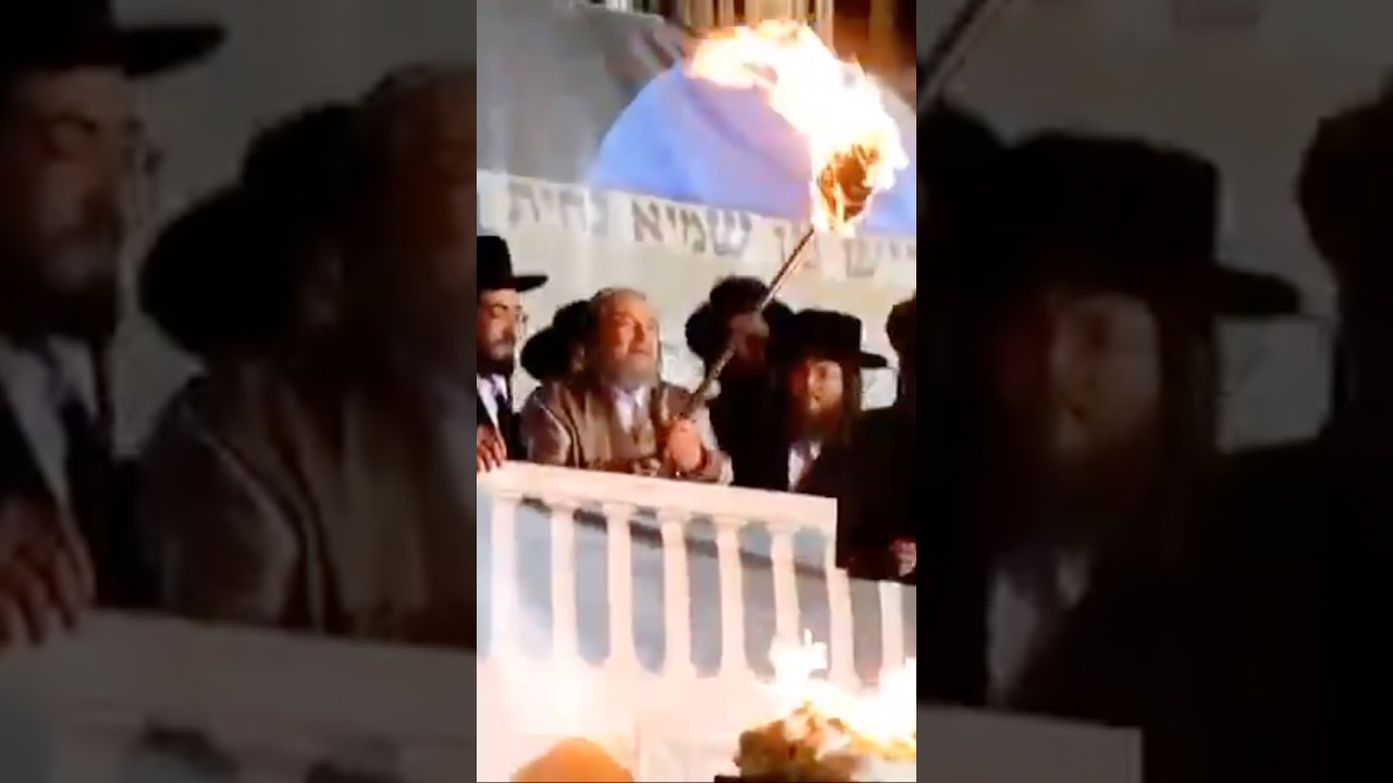 מעמד ההדלקה המרכזית של פאר הדור הגה"צ רבי יעקב מאיר שכטר בהשתתפות רבבות