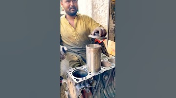 Brilliant Engine Block Sleeve fitting #foryou #automobile #mechanic #ytshorts