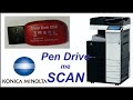 How to scan in pendrive by konica minolta bizhub c224ec284ec364e