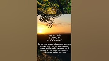 Thumbnail of Surat Al Hajj Untuk Jodoh dan Penglaris