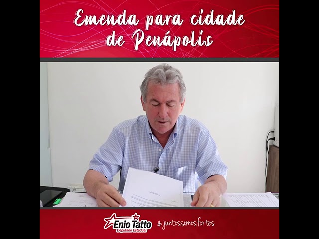 EMENDA PARA A CIDADE DE PENÁPOLIS/SP