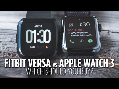 Fitbit Versa vs Apple Watch 3: Which Should You Buy