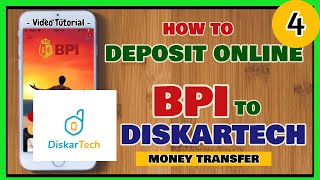 BPI to Diskartech App: How to Deposit Money in Diskartech Online | How to Cash in Diskartech App
