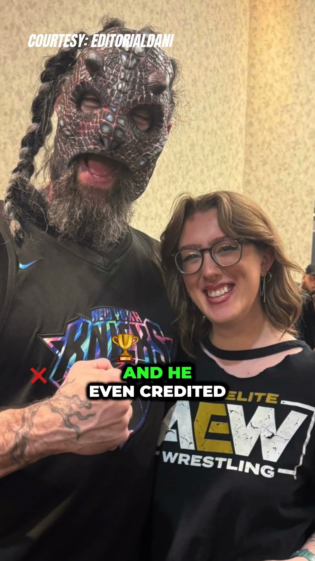 Luchasaurus Returns! Spotted at Toyhio After Health Hiatus! #Luchasaurus #Toyhio #AEW shorts