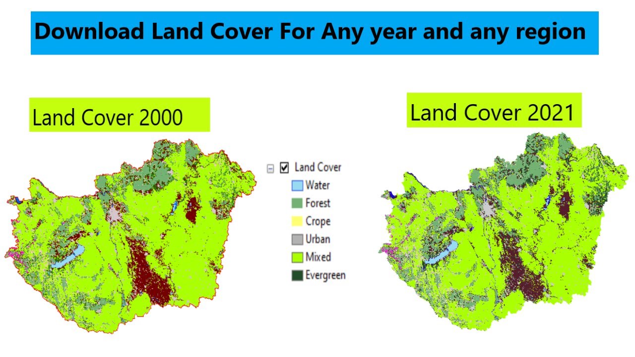 How To Download Land Use Land Cover Data From Usgs And Create Lulc Map 