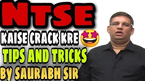 😍🤩secret tricks and selection criteria of ntse tricks and full information by saurabh sir free