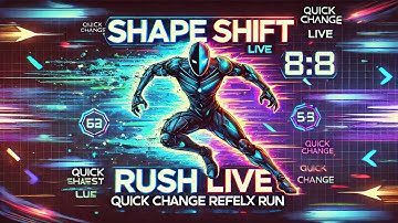 🚀 Shape Shift Rush LIVE | Quick Change Reflex Run