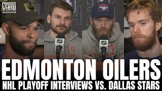 Connor McDavid, Darnell Nurse, Hyman, Ekholm & Knoblauch on Edmonton Oilers vs. Dallas Stars GM6 WCF