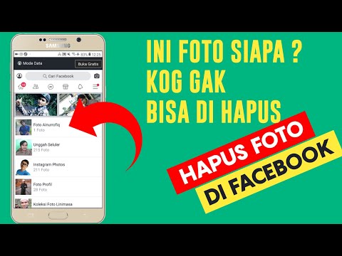 Cara hapus foto di facebook || Cara menghapus foto orang lain di facebook