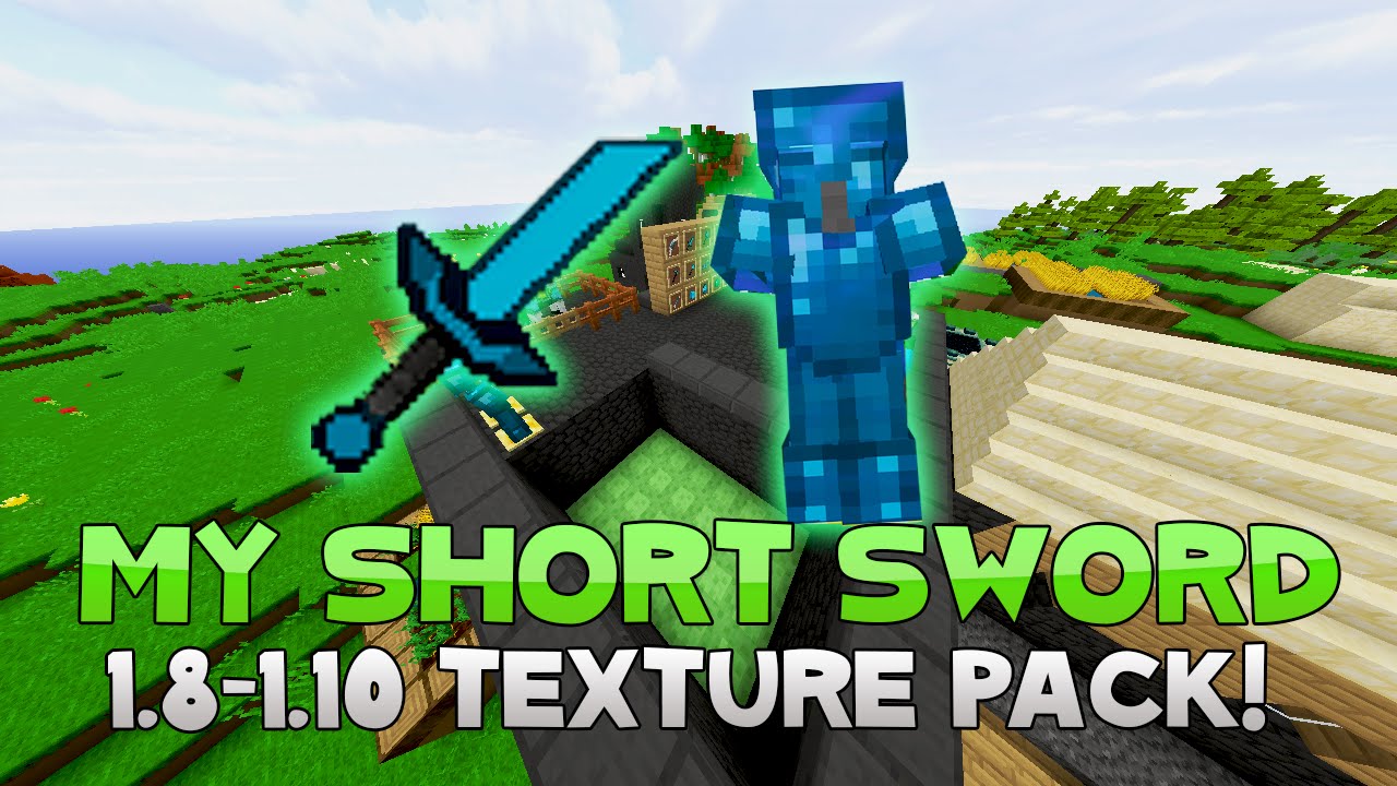 Acidic Blitzz Brand New Short Sword Texture Pack 1 8 1 9 1 10 Resource Pack Youtube