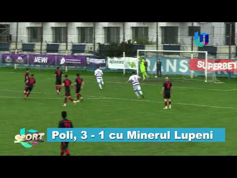 Poli, 3 - 1 cu Minerul Lupeni