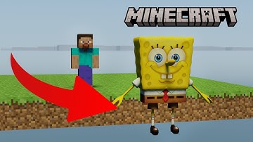 Minecraft Steve vs. 3D SpongeBob Who Will Win? (Softbody simulation)