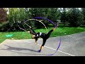 Gymnastic workout in nature - Milica