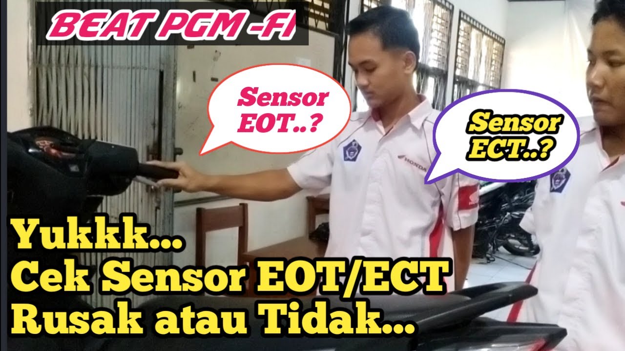 MEMERIKSA SENSOR EOT/ECT HONDA BEAT FI.. - YouTube