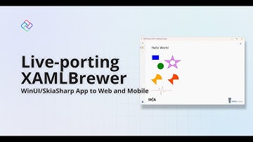 Porting XAMLBrewer (WinUI/SkiaSharp) app to Web and Mobile | Webinar