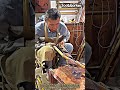 대나무 악기 및 공예품 제작을 위한 전통 열처리 성형 과정 #worker #process #bamboo_art #artisan #making
