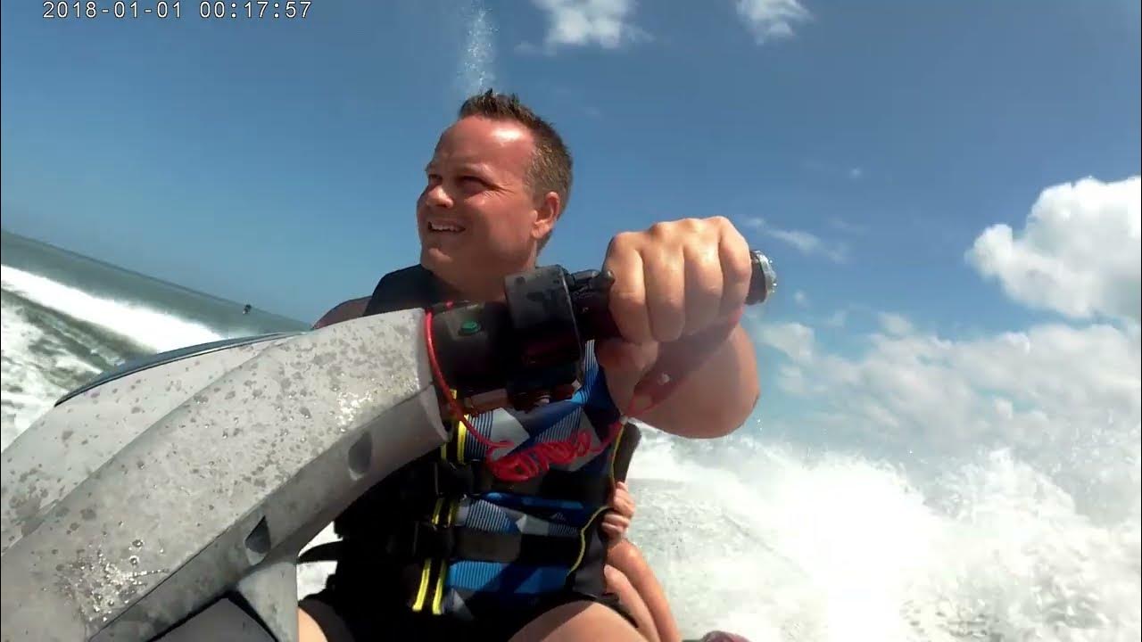 Jet Sking on Mother's Day, doing tricks, going FAST, going up Weeki