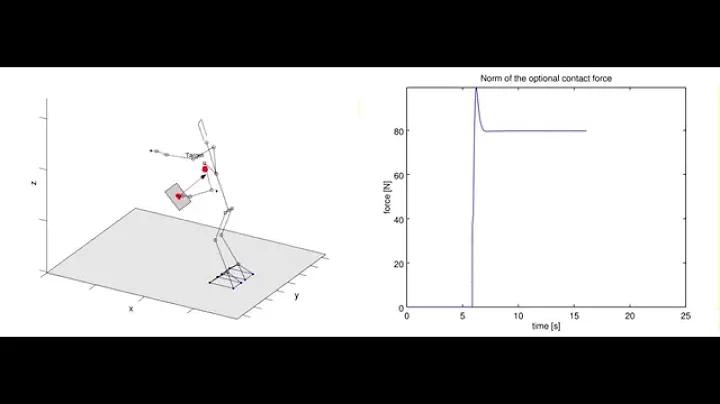 Balancing a humanoid robot with a prioritized contact force distribution