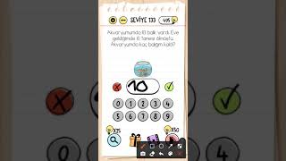 Brain Test Level 133 Answers • Game Solver