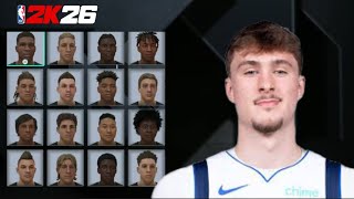 Cooper Flagg Face Creation NBA 2K26 | How To Make Cooper Flagg On NBA 2K26