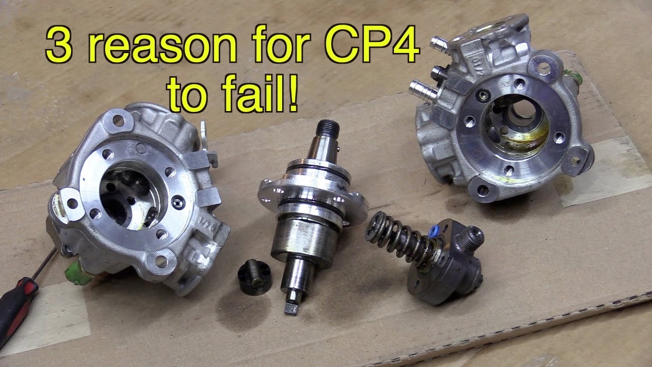 How to prevent CP4 injection pump from failing, CP4 and CP3 maintenance