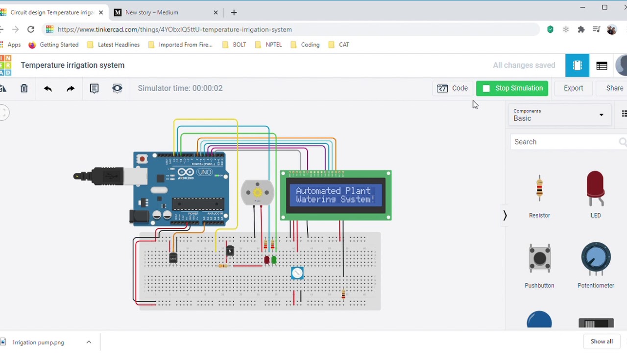 Smart irrigation using IOT - YouTube