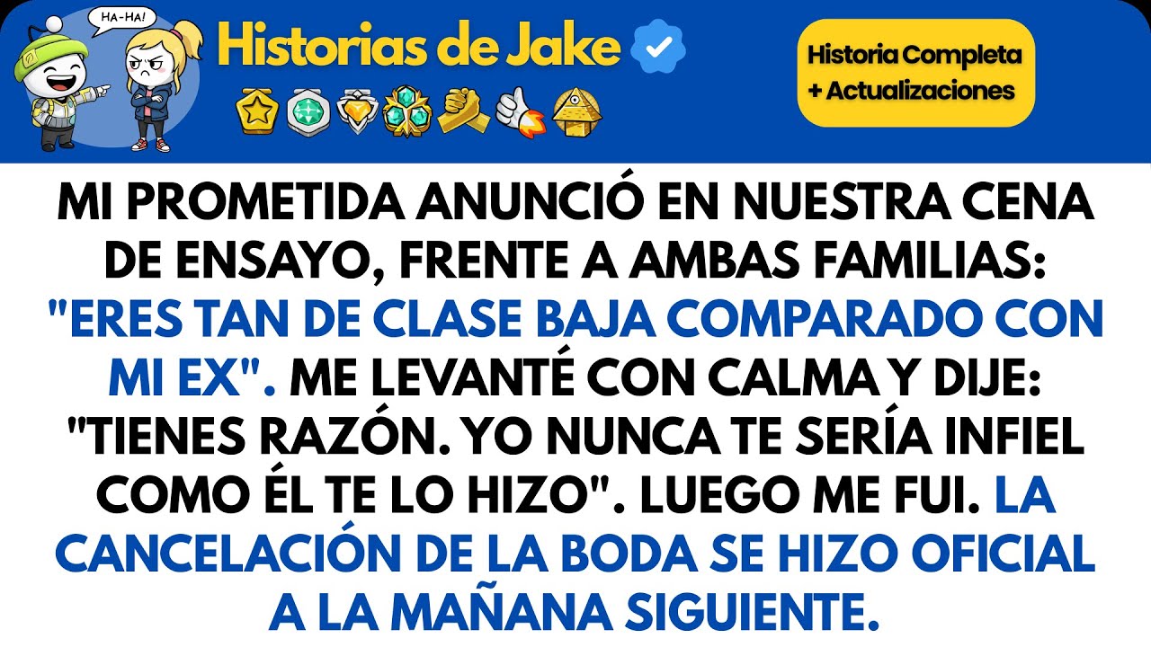 En Nuestra Cena De Ensayo Me Llamó 