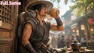 The Escort Roams the Martial World: A Hat-Wearing Swordsman Drinks with a Cat on His Shoulder