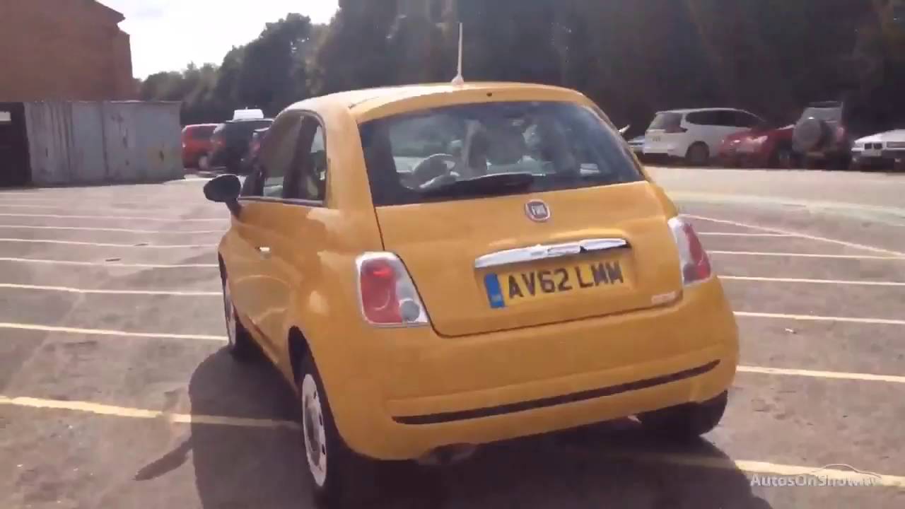 FIAT 500 COLOUR THERAPY YELLOW 2012