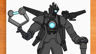 How to draw Titan Cameraman destroyed Skibidi Toilet 74