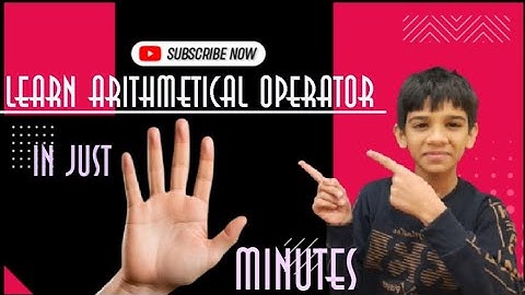 Arithmetic Operators in 5 Minutes |   ANANT MISHRA | @CodeWithHarry @codecx135