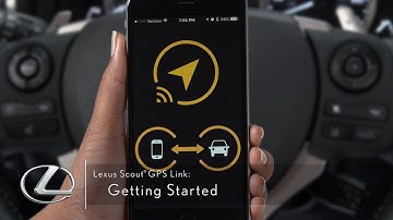 Lexus Scout GPS Link Getting Started