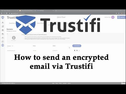 How to send an encrypted email from the Trustifi Outlook plug-in!