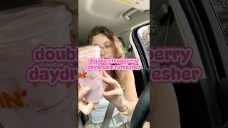 Dunkin Freebie #dunkin #dunkindonuts #strawberry #refreshers #pinkdrink