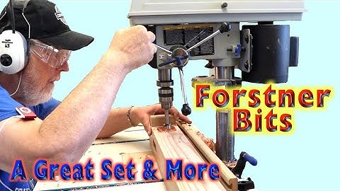 Forstner Bits - A Great Set & More - My recommendation for a Forstner bit set for hobby woodworkers.